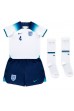 England Declan Rice #4 Babyklær Hjemme Fotballdrakt til barn VM 2022 Korte ermer (+ Korte bukser)